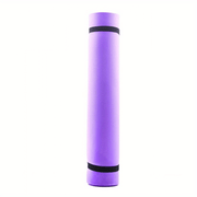 Purple Yoga Mat Thick Nonslip Yoga Mat with Strap Anti-Tear Exercise Fitness Mat for Yoga Pilates Floor Workout