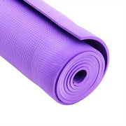 Purple Yoga Mat Thick Nonslip Yoga Mat with Strap Anti-Tear Exercise Fitness Mat for Yoga Pilates Floor Workout