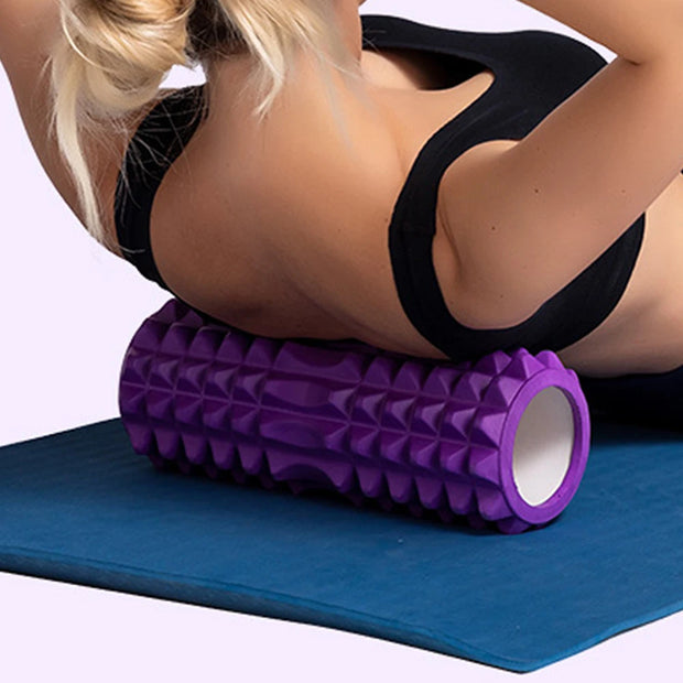 Foam Massage Roller, Hollow Yoga Column Fitness Equipment for Muscle Massage, Physiotherapy and Sports Rehabilitation, Rolle