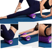 Foam Massage Roller, Hollow Yoga Column Fitness Equipment for Muscle Massage, Physiotherapy and Sports Rehabilitation, Rolle