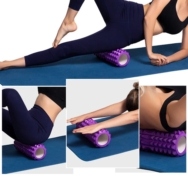 Foam Massage Roller, Hollow Yoga Column Fitness Equipment for Muscle Massage, Physiotherapy and Sports Rehabilitation, Rolle