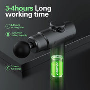 Electric Massage Gun Deep Tissue Facial Massgaer 8 Heads Arms Back Leg Muscle Relaxing For Body Back Arm Sport Fitness