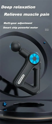 9 Heads 9 Gears Professinal Bally Total Fitness Massage Gun Small Golden Triangle Long Standby Bobbito Massage Gun