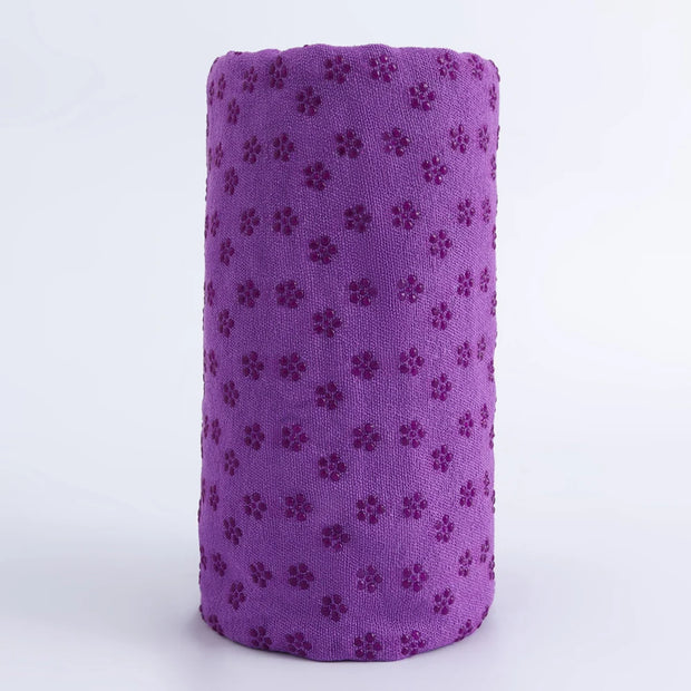Yoga towels, hot and spicy yoga mat towels Featuring grip points to absorb sweat and prevent slipping, suitable for hot yoga, Pi