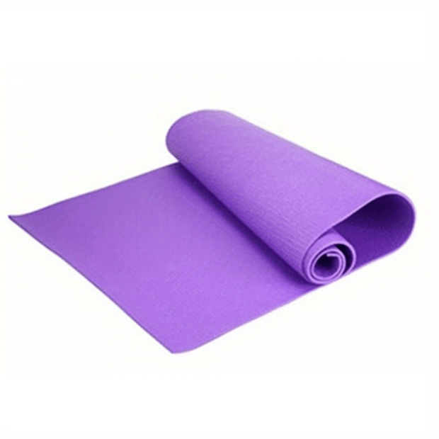 Purple Yoga Mat Thick Nonslip Yoga Mat with Strap Anti-Tear Exercise Fitness Mat for Yoga Pilates Floor Workout